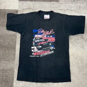 Vintage Dale Earnhardt Daytona 500 Nascar T-Shirt Kids 14/16 Black 1998